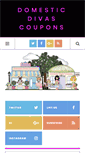 Mobile Screenshot of domesticdivascoupons.com
